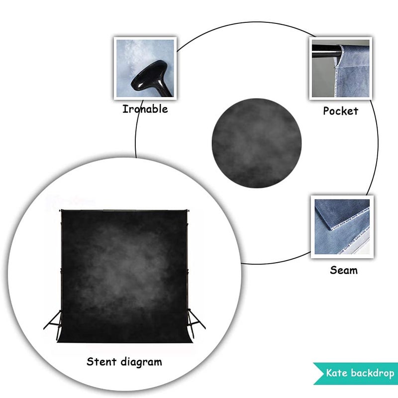 Kate Grey Photography Backdrops Abstract Photo Backdrop Poratrait Background for Photoshoot, 10x10ft - Image 4